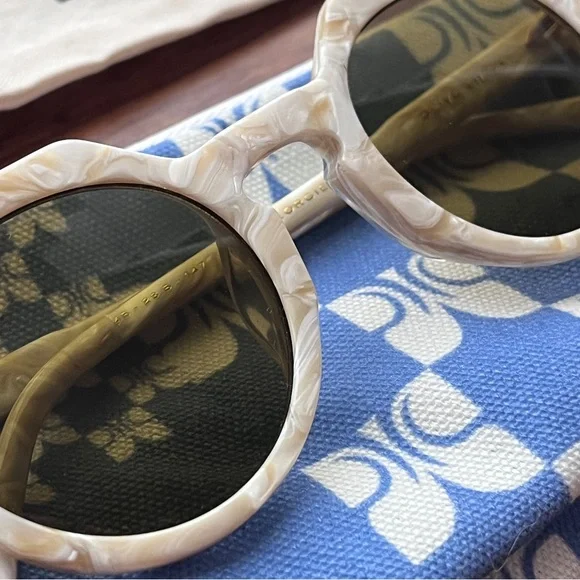 Freda Salvador Cream Sunglasses - Picture 8 of 12